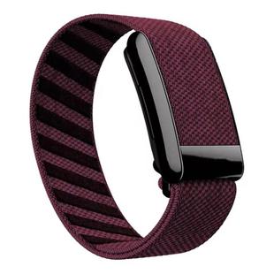For WHOOP 4.0 Elastic Nylon Watch Band(Plum)