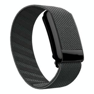 For WHOOP 4.0 Elastic Nylon Watch Band(Dark Grey Black)