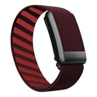 For WHOOP 4.0 Elastic Nylon Watch Band(Rust Red)