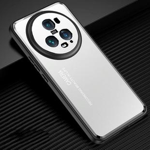 For Honor Magic5 Pro Frosted Metal Phone Case(Silver)