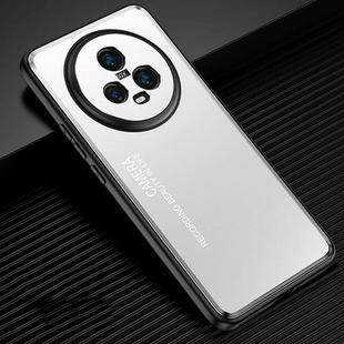 For Honor Magic5 Frosted Metal Phone Case(Silver)