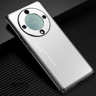 For Honor Magic5 Lite Frosted Metal Phone Case(Silver)