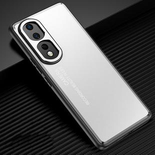 For Honor 80 Pro Flat Frosted Metal Phone Case(Silver)