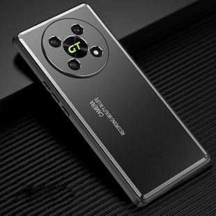 For Honor X40 GT Frosted Metal Phone Case(Black)