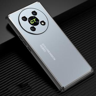 For Honor X40 GT Frosted Metal Phone Case(Blue)