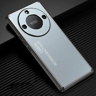 For Honor X40 Frosted Metal Phone Case(Blue)