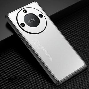 For Honor X40 Frosted Metal Phone Case(Silver)