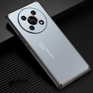 For Honor X30 Frosted Metal Phone Case(Blue)
