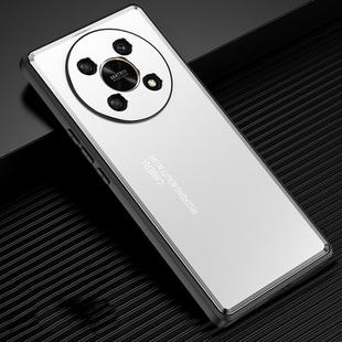 For Honor X30 Frosted Metal Phone Case(Silver)