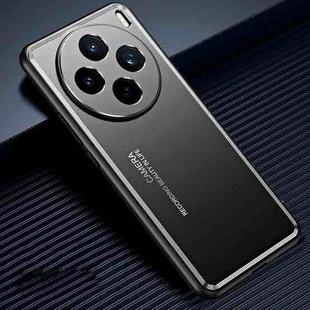 For vivo X200s Frosted Metal Phone Case(Black)