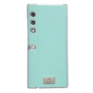 For Honor V Purse Transparent Edge Litchi Texture Phone Case(Green)