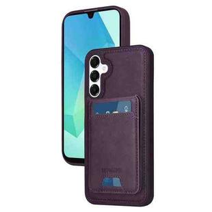 For Samsung Galaxy A16 5G BETOPNICE Vertical Flip Detachable MagSafe Wallet Phone Case(Purple)