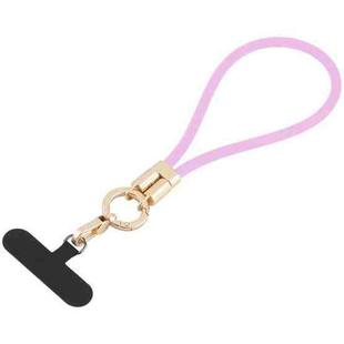 Adjustable Silicone Phone Anti-lost Short Lanyard(Purple)