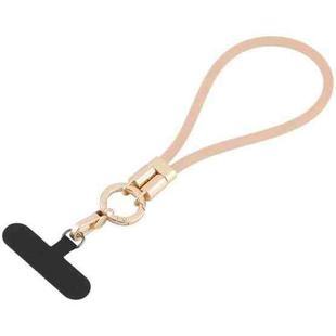 Adjustable Silicone Phone Anti-lost Short Lanyard(Gold)