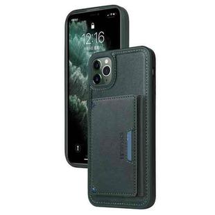 For iPhone 11 Pro Max BETOPNICE Horizontal Flip Detachable MagSafe Wallet Phone Case(Green)