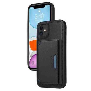 For iPhone 11 BETOPNICE Horizontal Flip Detachable MagSafe Wallet Phone Case(Black)