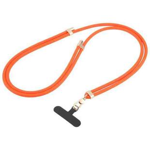 Adjustable Liquid Silicone Phone Anti-lost Long Lanyard(Orange)