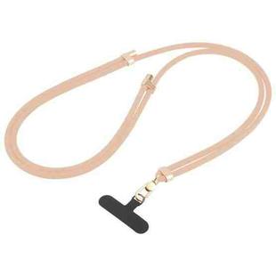 Adjustable Liquid Silicone Phone Anti-lost Long Lanyard(Gold)