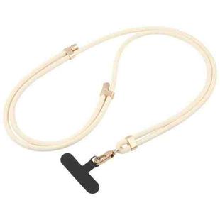 Adjustable Liquid Silicone Phone Anti-lost Long Lanyard(Beige)