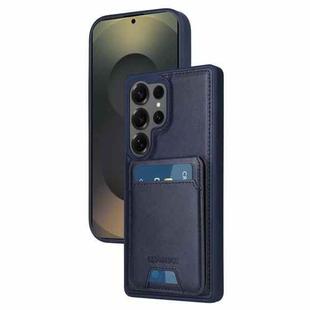 For Samsung Galaxy S25 Ultra 5G BETOPNICE Vertical Flip Detachable MagSafe Wallet Phone Case(Blue)