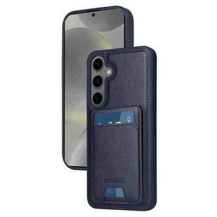 For Samsung Galaxy S24+ 5G BETOPNICE Vertical Flip Detachable MagSafe Wallet Phone Case(Blue)