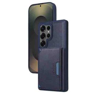 For Samsung Galaxy S25 Ultra 5G BETOPNICE Horizontal Flip Detachable MagSafe Wallet Phone Case(Blue)