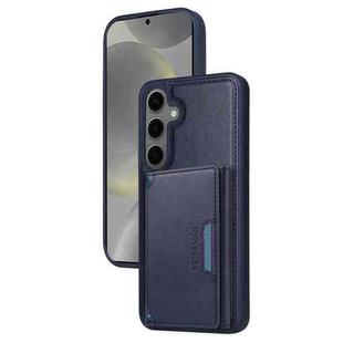 For Samsung Galaxy S24+ 5G BETOPNICE Horizontal Flip Detachable MagSafe Wallet Phone Case(Blue)