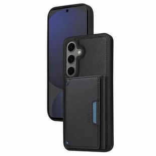 For Samsung Galaxy S24 FE 5G BETOPNICE Horizontal Flip Detachable MagSafe Wallet Phone Case(Black)