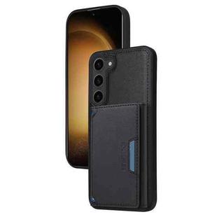 For Samsung Galaxy S23+ 5G BETOPNICE Horizontal Flip Detachable MagSafe Wallet Phone Case(Black)