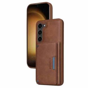 For Samsung Galaxy S23+ 5G BETOPNICE Horizontal Flip Detachable MagSafe Wallet Phone Case(Brown)