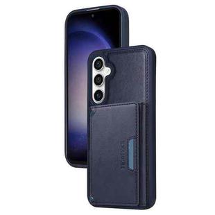 For Samsung Galaxy S23 FE 5G BETOPNICE Horizontal Flip Detachable MagSafe Wallet Phone Case(Blue)