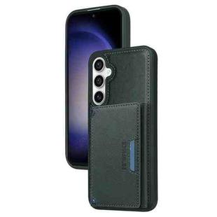 For Samsung Galaxy S23 FE 5G BETOPNICE Horizontal Flip Detachable MagSafe Wallet Phone Case(Green)