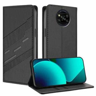 For Xiaomi Poco X3 Pro / Poco X3 Embossed Multi-functional Wallet Retro Leather Phone Case(Black)