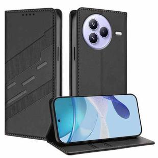 For Xiaomi Civi 5 Pro Embossed Multi-functional Wallet Retro Leather Phone Case(Black)
