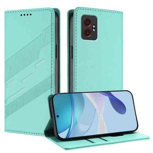 For Samsung Galaxy XCover 7 Pro Embossed Multi-functional Wallet Retro Leather Phone Case(Mint Green)
