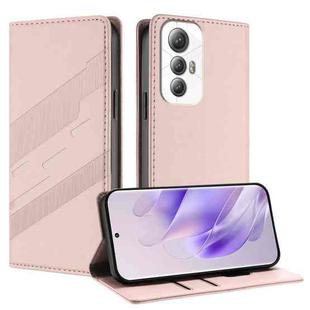 For Cubot Max 5 Embossed Multi-functional Wallet Retro Leather Phone Case(Pink)