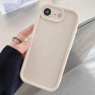 For iPhone SE 2022 / 2020 / 8 / 7 Shockproof Frame Frosted Precise Hole TPU Phone Case(White)