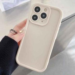 For iPhone 11 Pro Shockproof Frame Frosted Precise Hole TPU Phone Case(White)