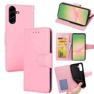 For Samsung Galaxy A56 5G Crystal Texture Leather Phone Case(Pink)