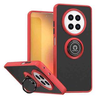 For Realme 12 5G Global Q Shadow 1 Series TPU + PC Phone Case with Ring(Red)