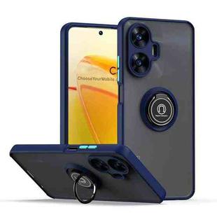For Realme C55 4G Q Shadow 1 Series TPU + PC Phone Case with Ring(Royal Blue)