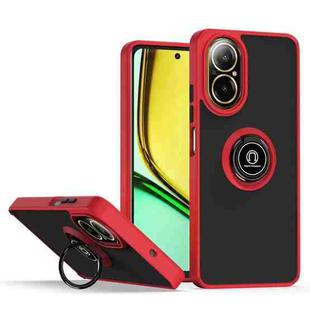 For Realme C67 4G Q Shadow 1 Series TPU + PC Phone Case with Ring(Red)
