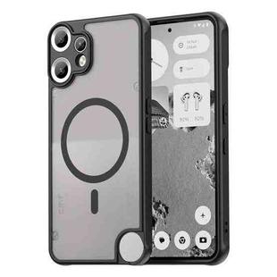 For Nothing CMF Phone 2 Pro Fan Dun Series TPU Hybrid PC Frosted Magsafe Phone Case(Black)