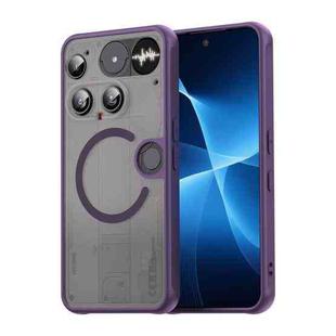 For Nothing Phone 3 Fan Dun Series TPU Hybrid PC Frosted Magsafe Phone Case(Purple)