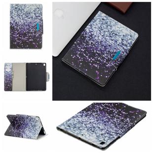 For iPad 9.7 (2018) / 9.7 (2017) Painted Pattern Horizontal Flip Leather Case with Holder & Card Slots & Wallet(Gradient Black Sand)