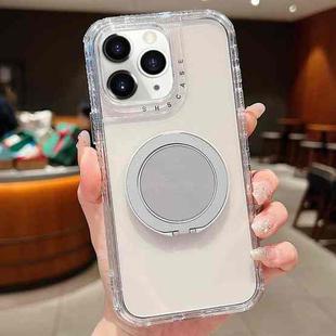 For iPhone 11 Pro Max Dreamland Transparent MagSafe Holder Phone Case(Grey)