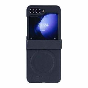 For Samsung Galaxy Z Flip6 5G Diamond Pattern MagSafe Magnetic Folding Phone Case(Black)
