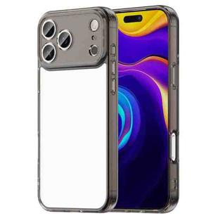 For iPhone 17 Pro Max PC Hybrid TPU Airbag Shockproof Phone Case(Transparent Black)