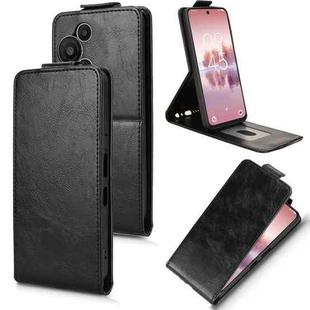 For TCL 60 SE NxtPaper 5G Magnetic Vertical Flip Leather Phone Case with Buckle(Black)