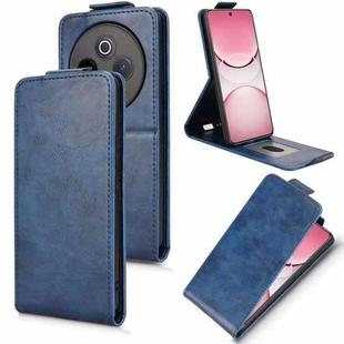 For vivo Y300 Pro 5G / iQOO Z10 5G India Magnetic Vertical Flip Leather Phone Case with Buckle(Blue)
